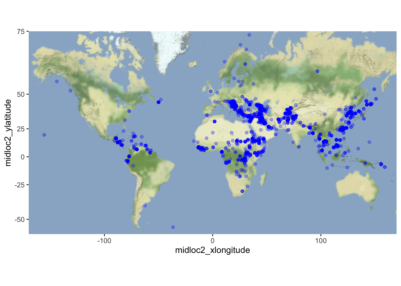 Disputas militarizadas interestatales en el mundo (1816-2020)